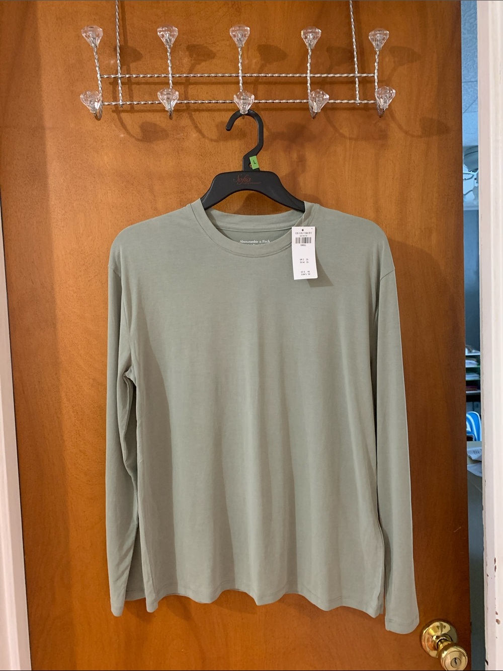 Abercrombie Modal Blend Long Sleeve Tee - Light Green